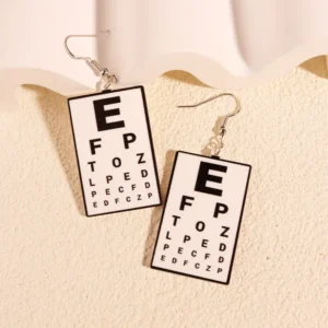 Eye Chart Earrings